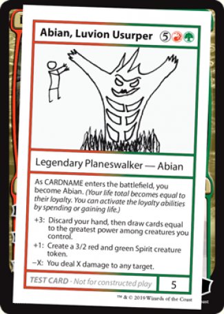 Abian, Luvion Usurper (2021 Edition) [Mystery Booster Playtest Cards] | Grognard Games