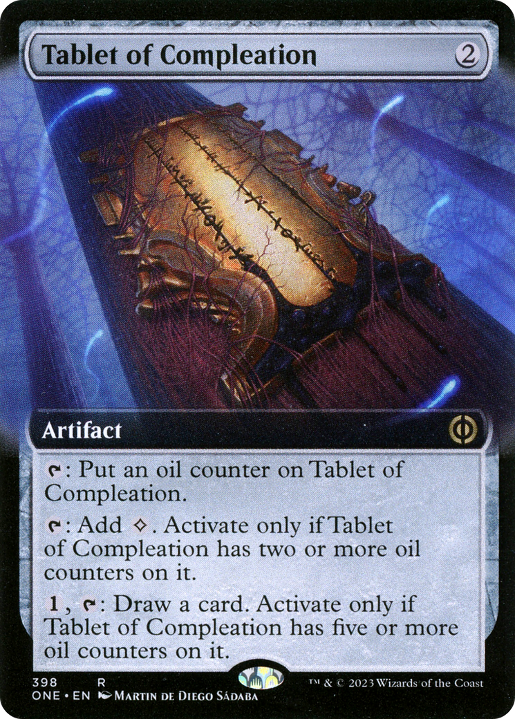 Tablet of Compleation (Extended Art) [Phyrexia: All Will Be One] | Grognard Games