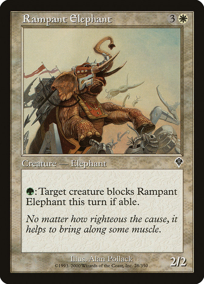 Rampant Elephant [Invasion] | Grognard Games