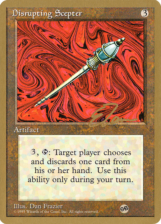 Disrupting Scepter (Eric Tam) (SB) [Pro Tour Collector Set] | Grognard Games