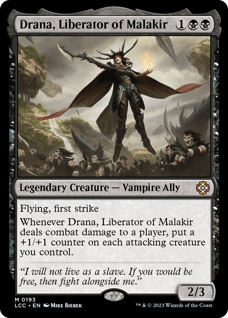 Drana, Liberator of Malakir [The Lost Caverns of Ixalan Commander] | Grognard Games