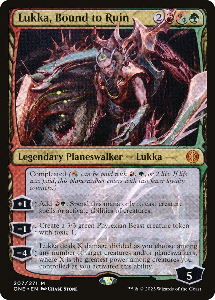 Lukka, Bound to Ruin [Phyrexia: All Will Be One] | Grognard Games