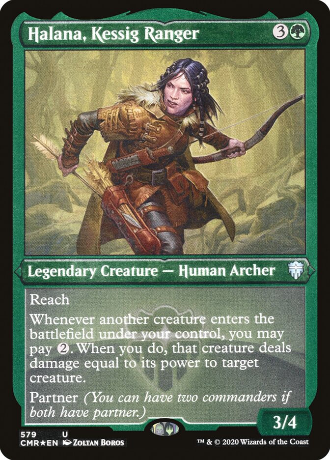 Halana, Kessig Ranger (Etched) [Commander Legends] | Grognard Games