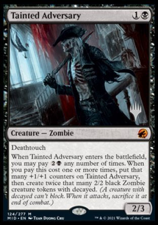 Tainted Adversary (Promo Pack) [Innistrad: Midnight Hunt Promos] | Grognard Games