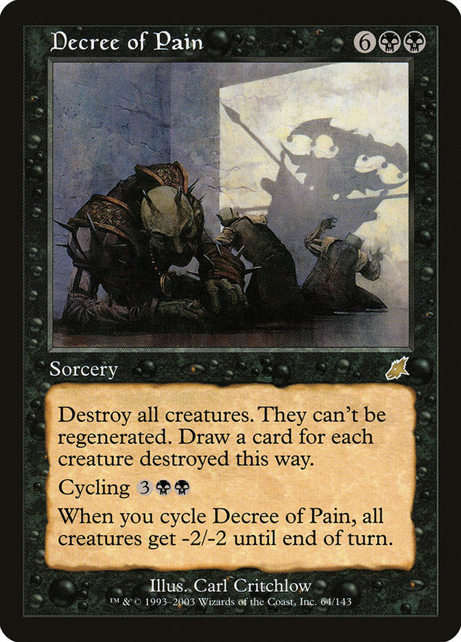 Decree of Pain [Scourge] | Grognard Games