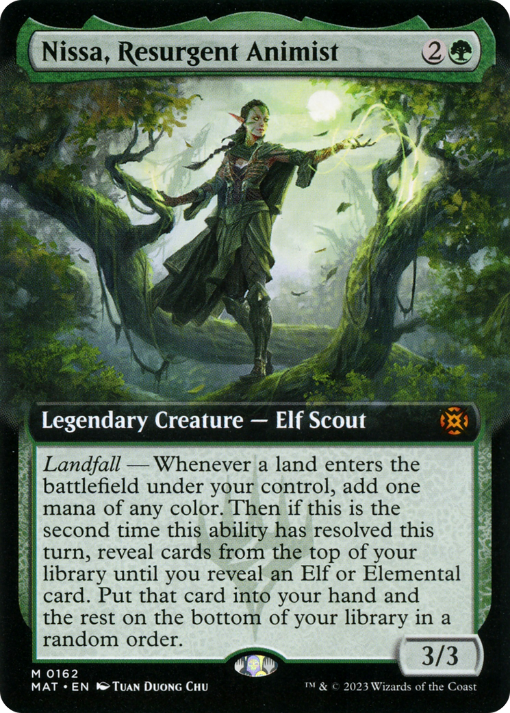 Nissa, Resurgent Animist (Extended Art) [March of the Machine: The Aftermath] | Grognard Games