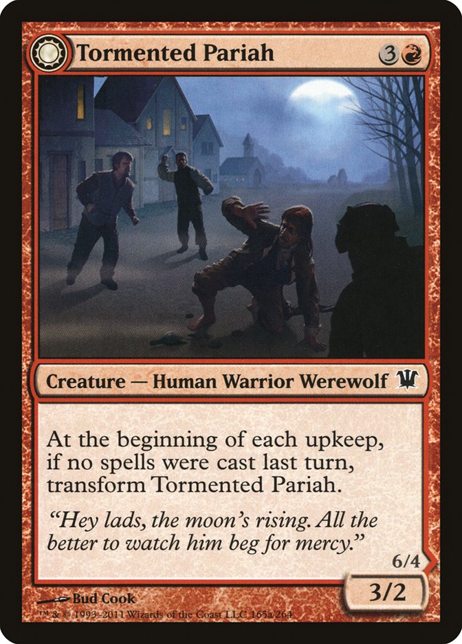 Tormented Pariah // Rampaging Werewolf [Innistrad] | Grognard Games