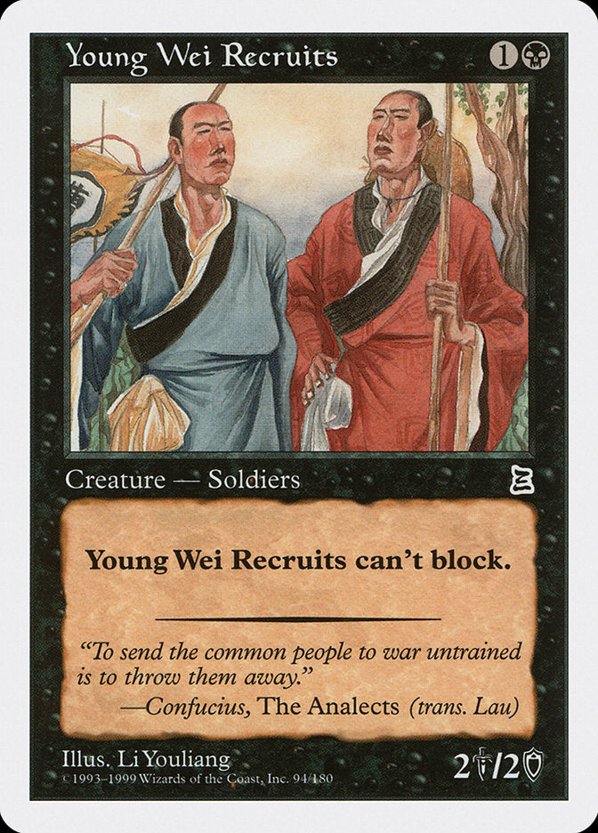 Young Wei Recruits [Portal Three Kingdoms] | Grognard Games
