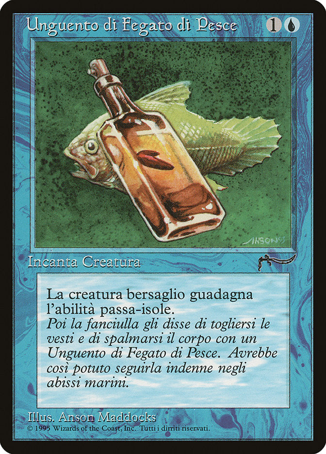 Fishliver Oil (Italian) "Unguento di Fegato di Pesce" [Rinascimento] | Grognard Games