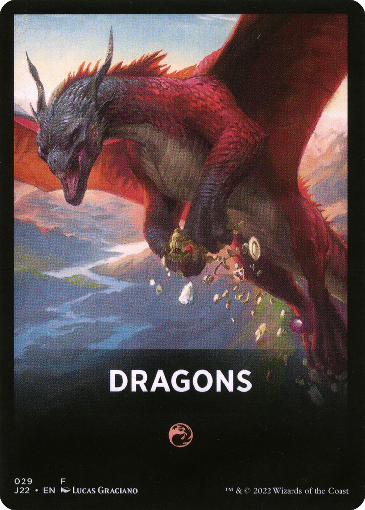 Dragons Theme Card [Jumpstart 2022 Front Cards] | Grognard Games