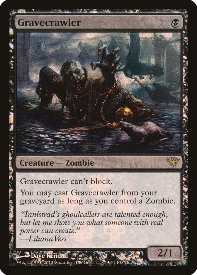 Gravecrawler (Buy-A-Box) [Dark Ascension Promos] | Grognard Games