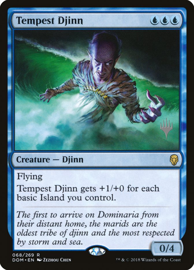 Tempest Djinn (Promo Pack) [Dominaria Promos] | Grognard Games