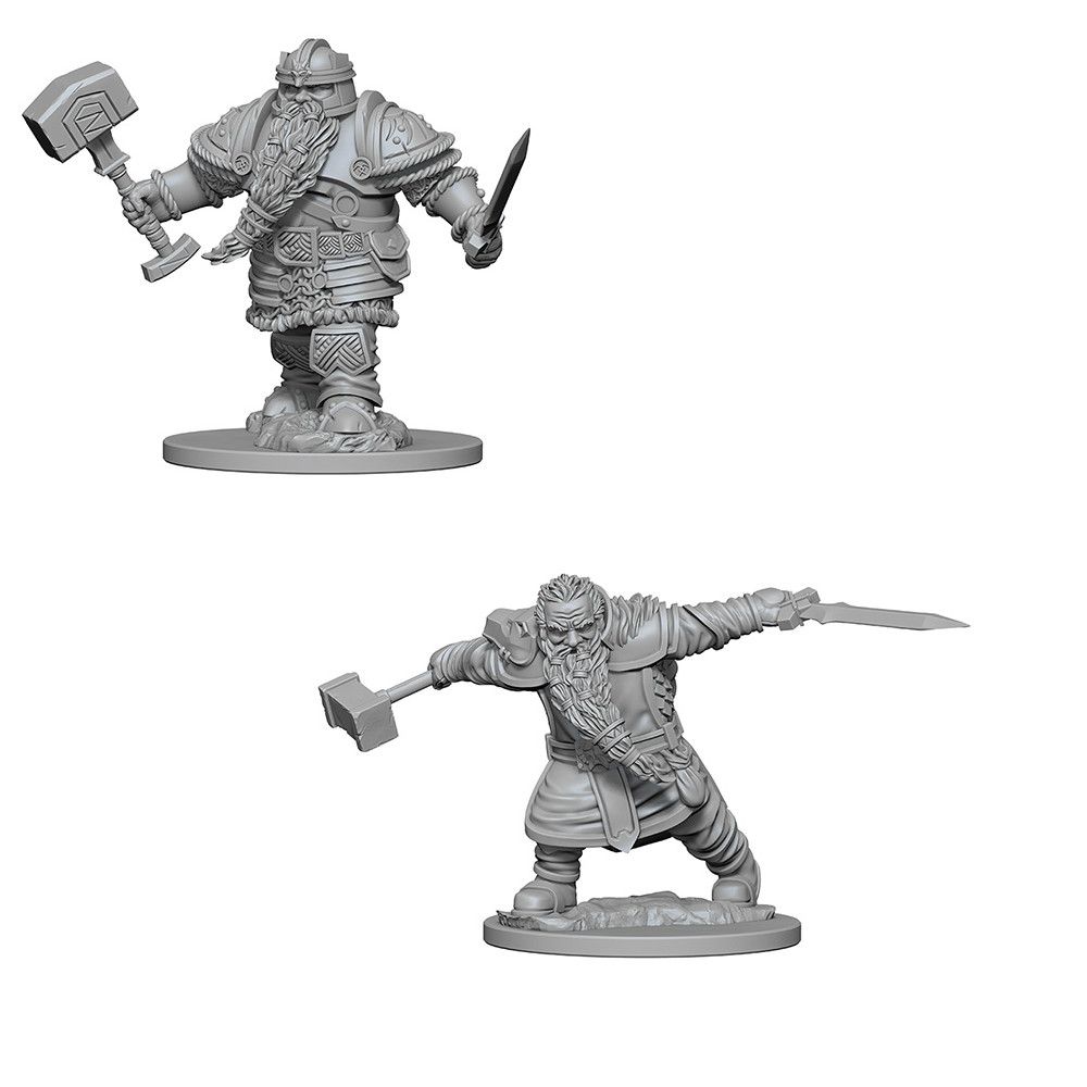 WizKids 726167 Dwarf Fighter MALE | Grognard Games