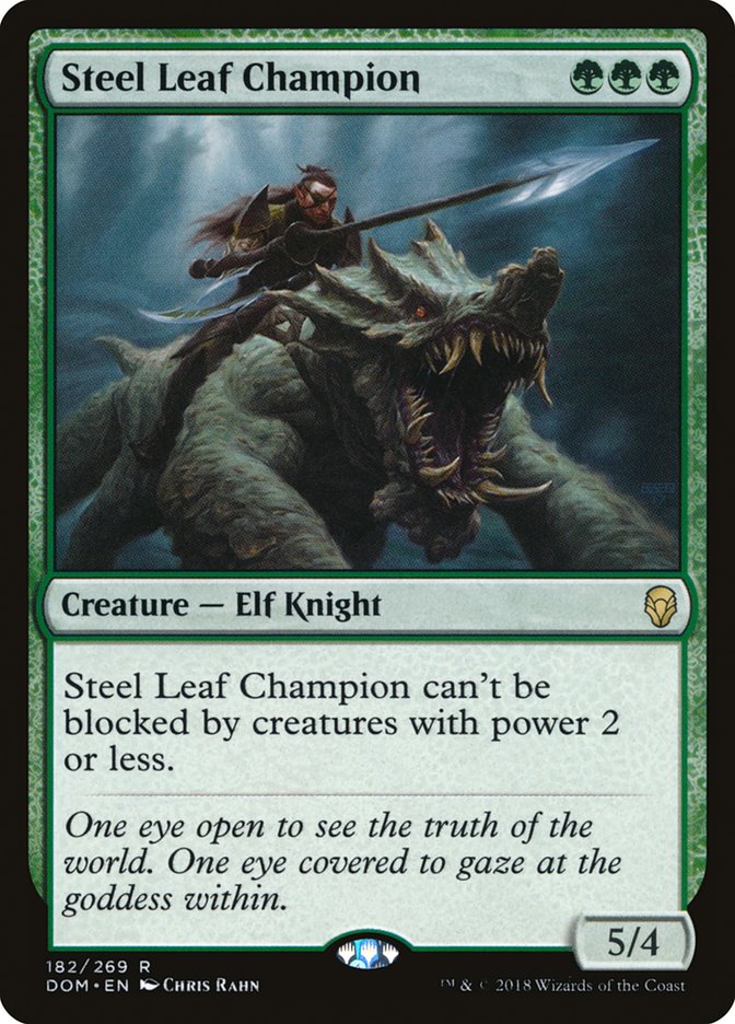 Steel Leaf Champion [Dominaria] | Grognard Games