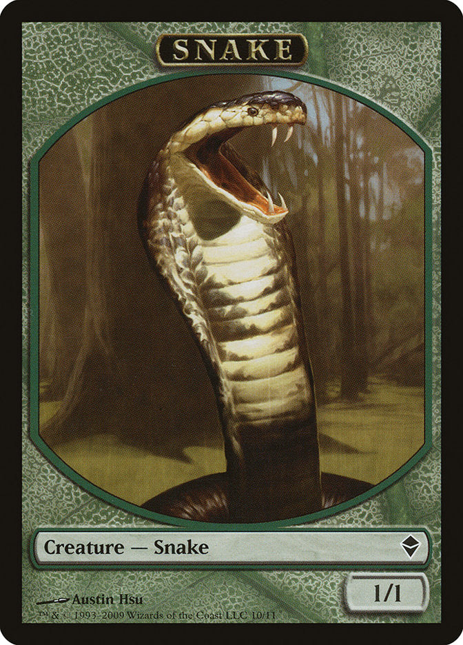 Snake [Zendikar Tokens] | Grognard Games