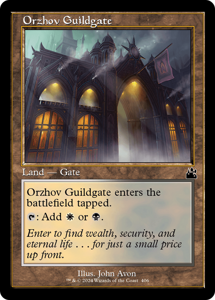 Orzhov Guildgate (Retro Frame) [Ravnica Remastered] | Grognard Games