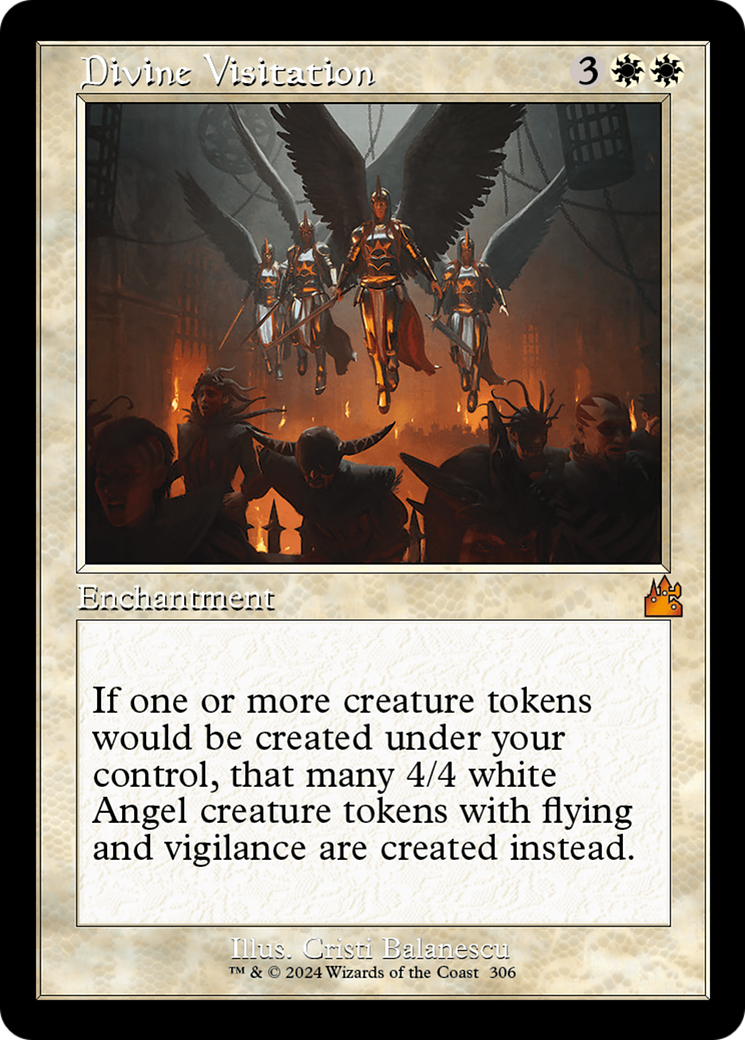 Divine Visitation (Retro Frame) [Ravnica Remastered] | Grognard Games