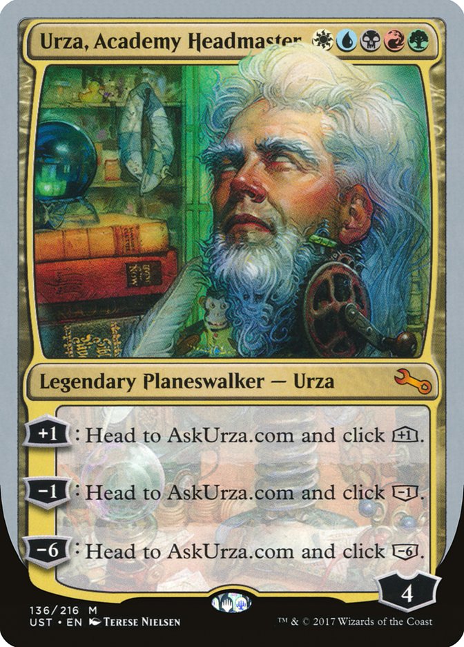 Urza, Academy Headmaster [Unstable] | Grognard Games