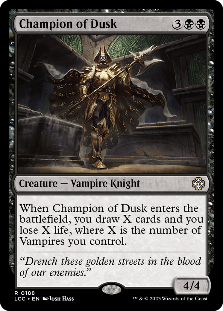 Champion of Dusk [The Lost Caverns of Ixalan Commander] | Grognard Games