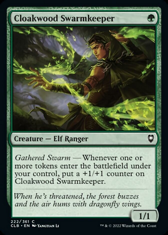 Cloakwood Swarmkeeper [Commander Legends: Battle for Baldur's Gate] | Grognard Games