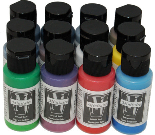 Minitaire Paint: Starter Set (12) | Grognard Games