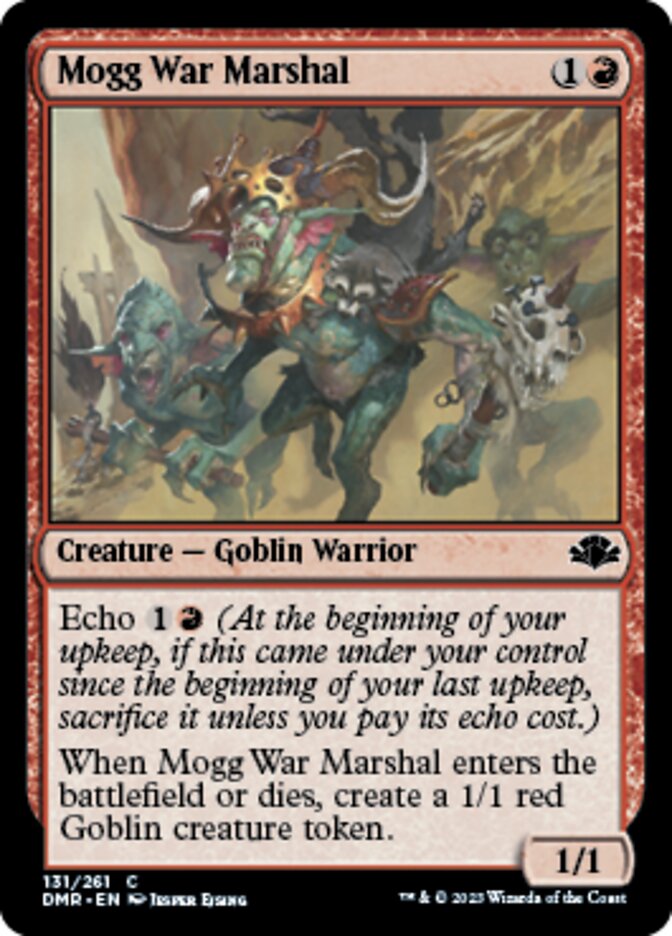 Mogg War Marshal [Dominaria Remastered] | Grognard Games