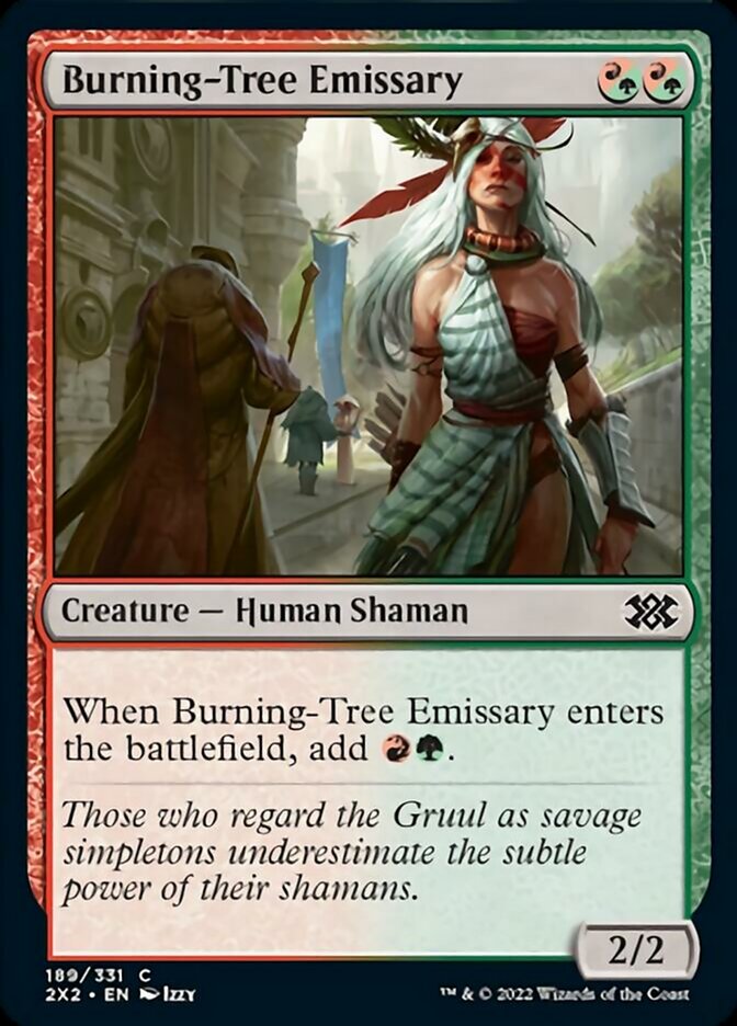 Burning-Tree Emissary [Double Masters 2022] | Grognard Games