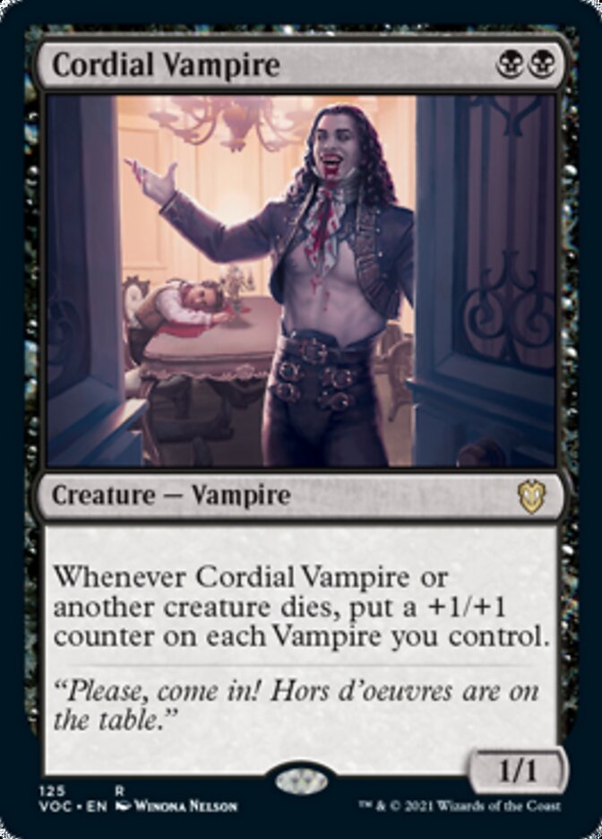 Cordial Vampire [Innistrad: Crimson Vow Commander] | Grognard Games
