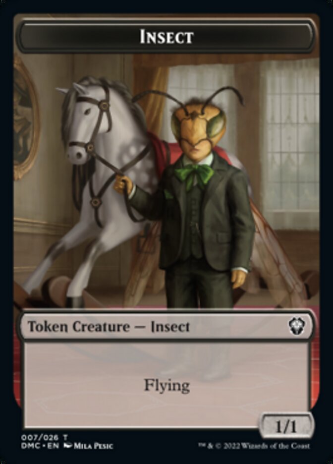 Insect Token [Dominaria United Commander Tokens] | Grognard Games