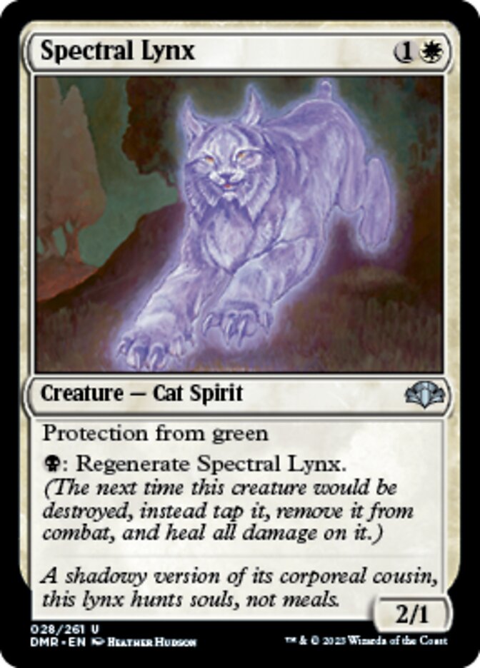Spectral Lynx [Dominaria Remastered] | Grognard Games
