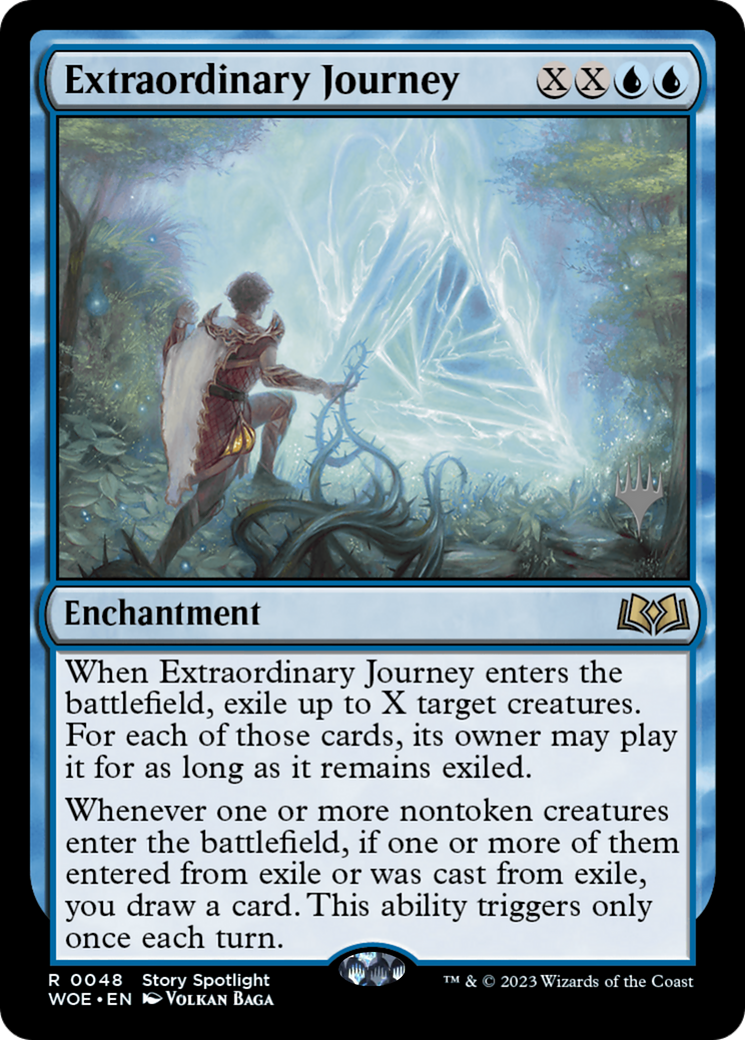 Extraordinary Journey (Promo Pack) [Wilds of Eldraine Promos] | Grognard Games