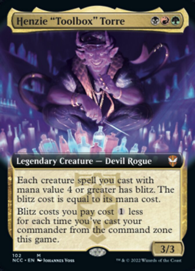 Henzie "Toolbox" Torre (Extended Art) [Streets of New Capenna Commander] | Grognard Games