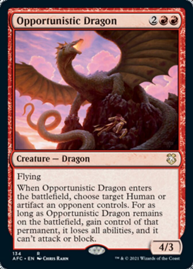 Opportunistic Dragon [Dungeons & Dragons: Adventures in the Forgotten Realms Commander] | Grognard Games