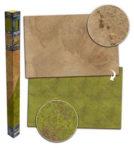 Battlefront BB951 Grassland/Desert Gaming Mat 6ft (180 cm) x 4 ft (120 cm) | Grognard Games