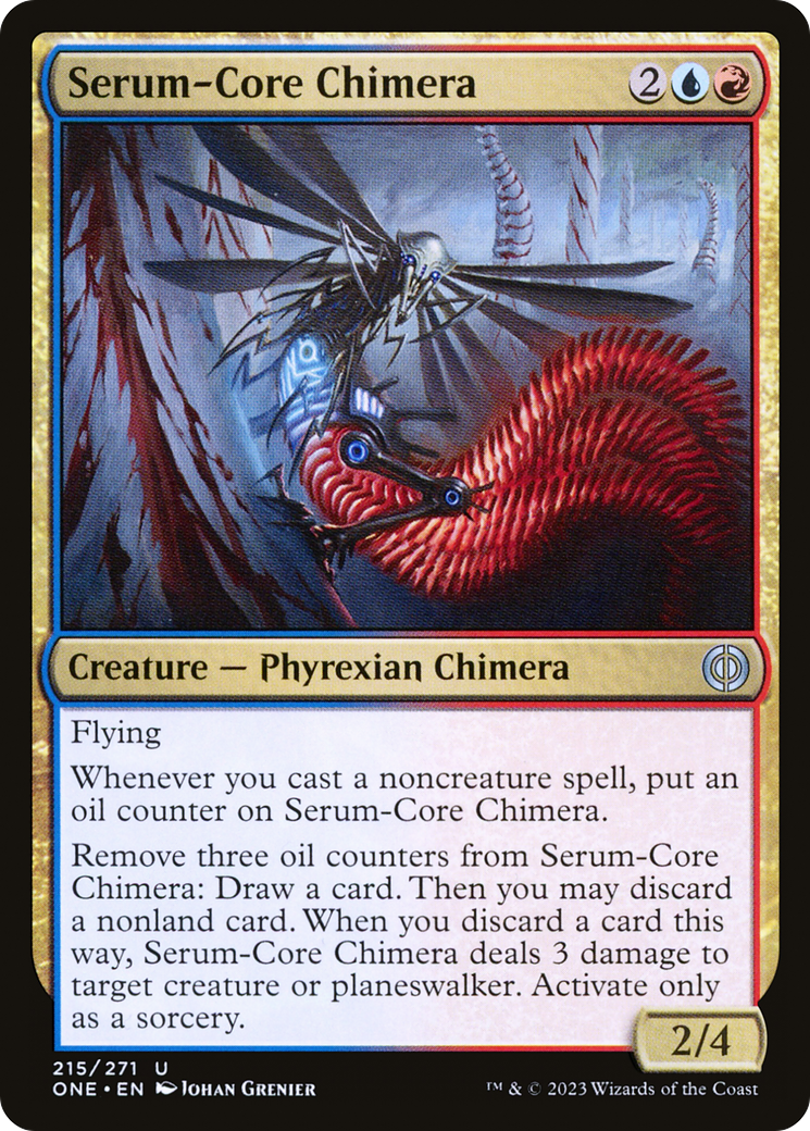 Serum-Core Chimera [Phyrexia: All Will Be One] | Grognard Games