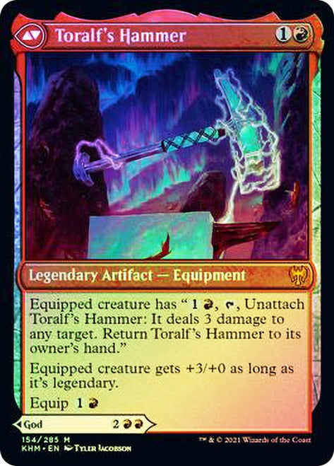 Toralf, God of Fury // Toralf's Hammer [Kaldheim Prerelease Promos] | Grognard Games