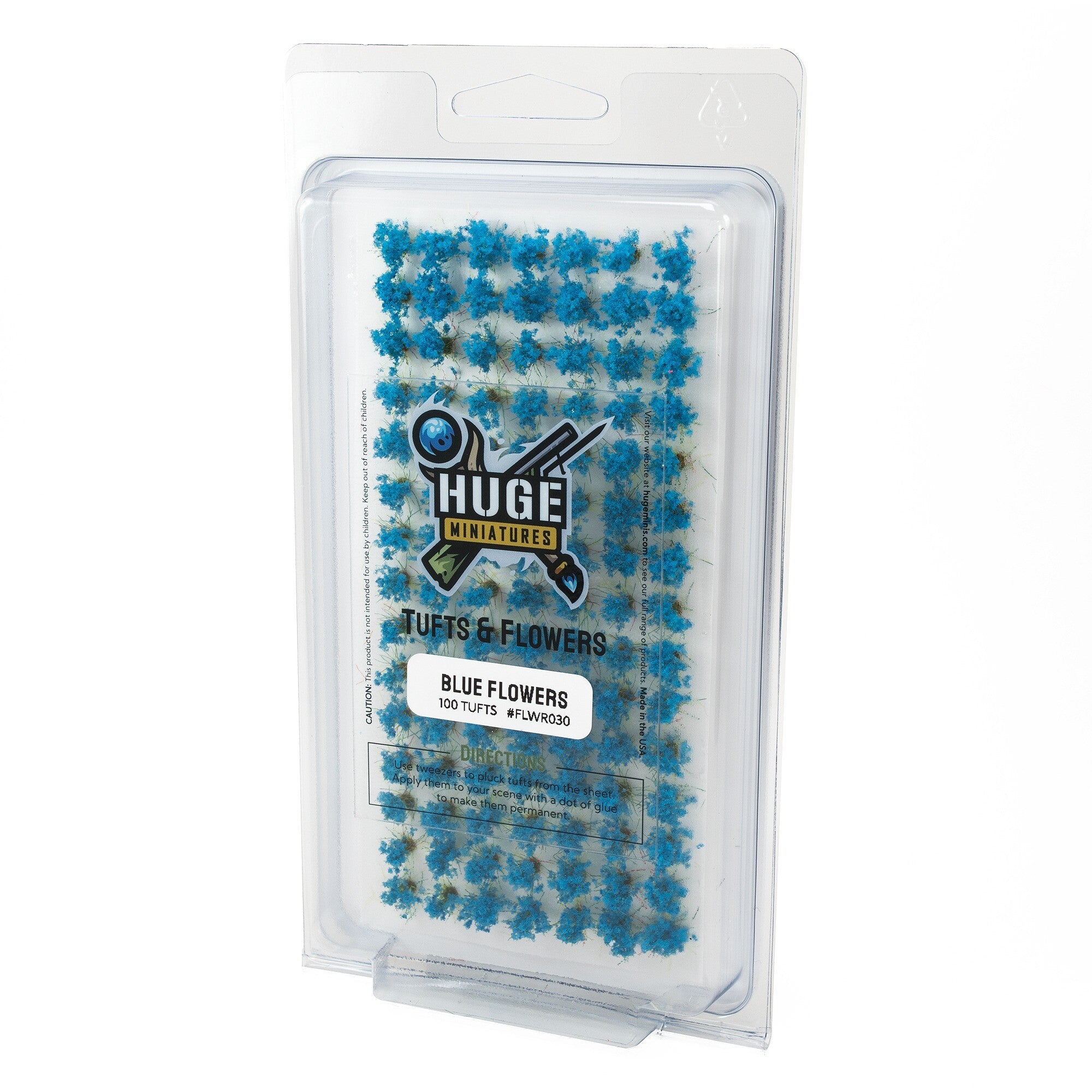 Huge Miniatures Blue Flowers | Grognard Games