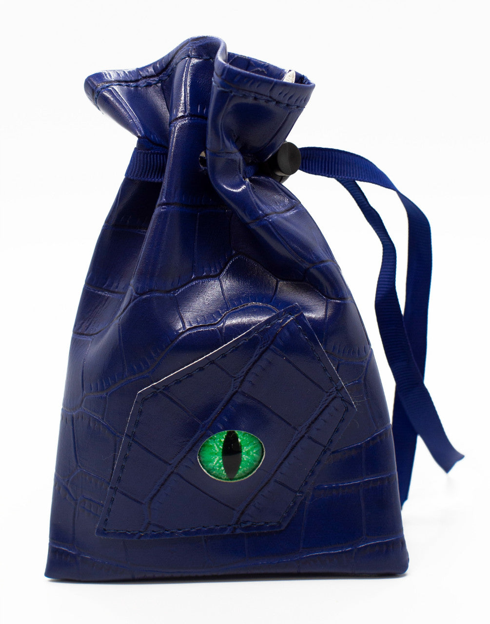 Old School Dice and Accessories Dragon Eye Dice Bag - Blue Dragon | Grognard Games