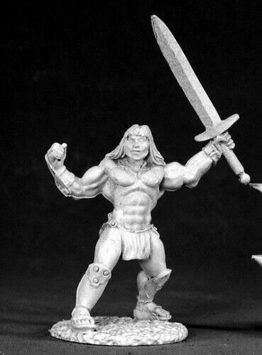 Reaper Dark Heaven Legends 02529 Brand, Male Barbarian | Grognard Games
