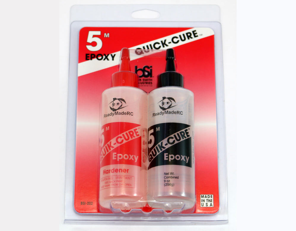 BSI Quik-Cure 5-minute epoxy 9 oz | Grognard Games