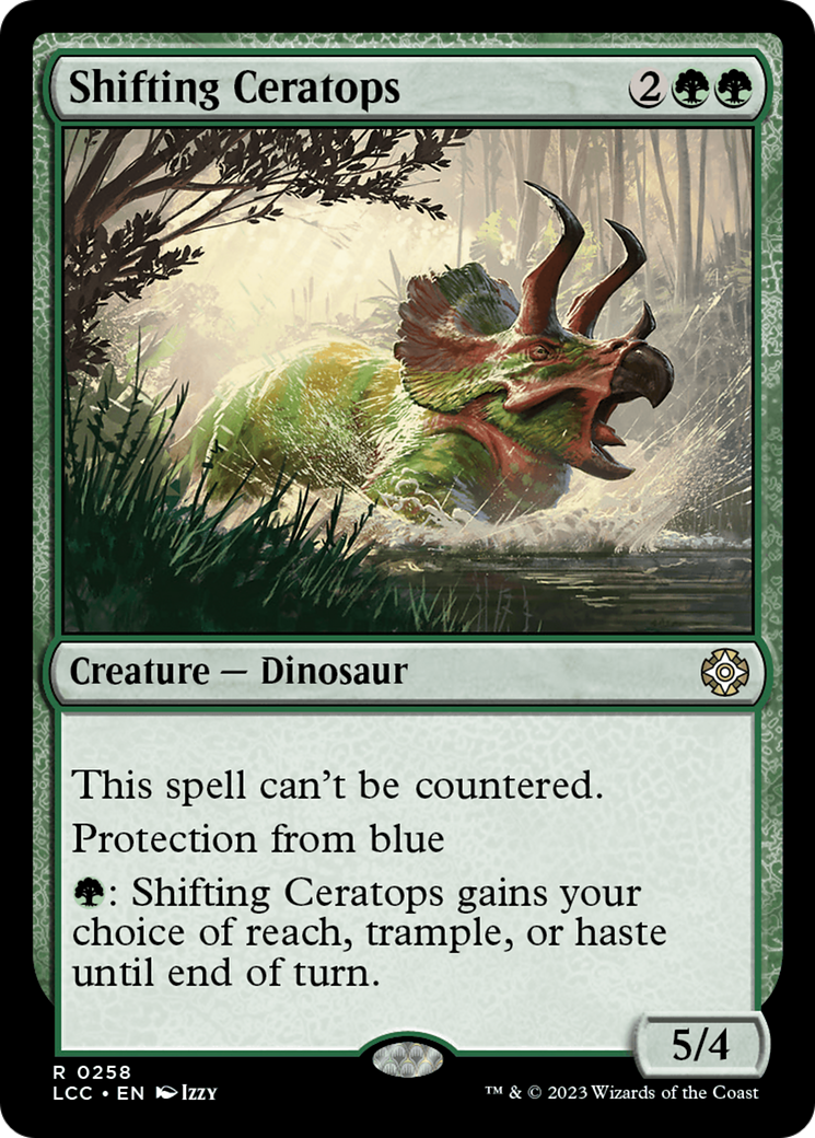 Shifting Ceratops [The Lost Caverns of Ixalan Commander] | Grognard Games