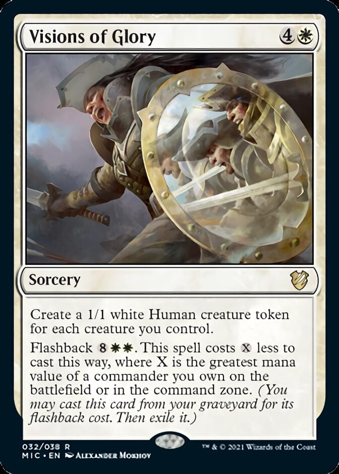 Visions of Glory [Innistrad: Midnight Hunt Commander] | Grognard Games