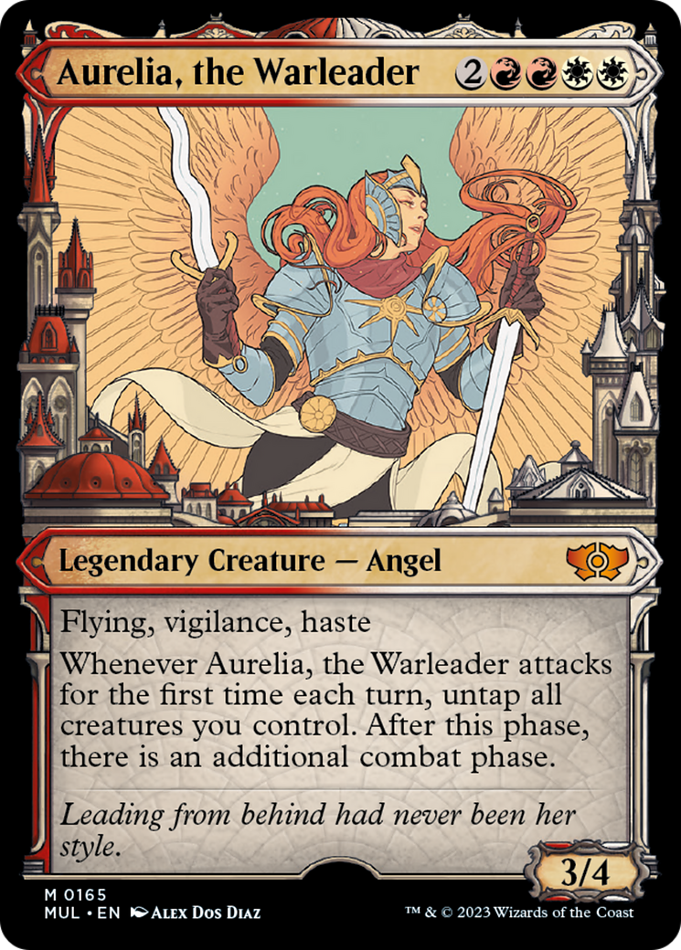 Aurelia, the Warleader (Halo Foil) [Multiverse Legends] | Grognard Games