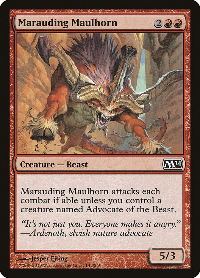 Marauding Maulhorn [Magic 2014] | Grognard Games