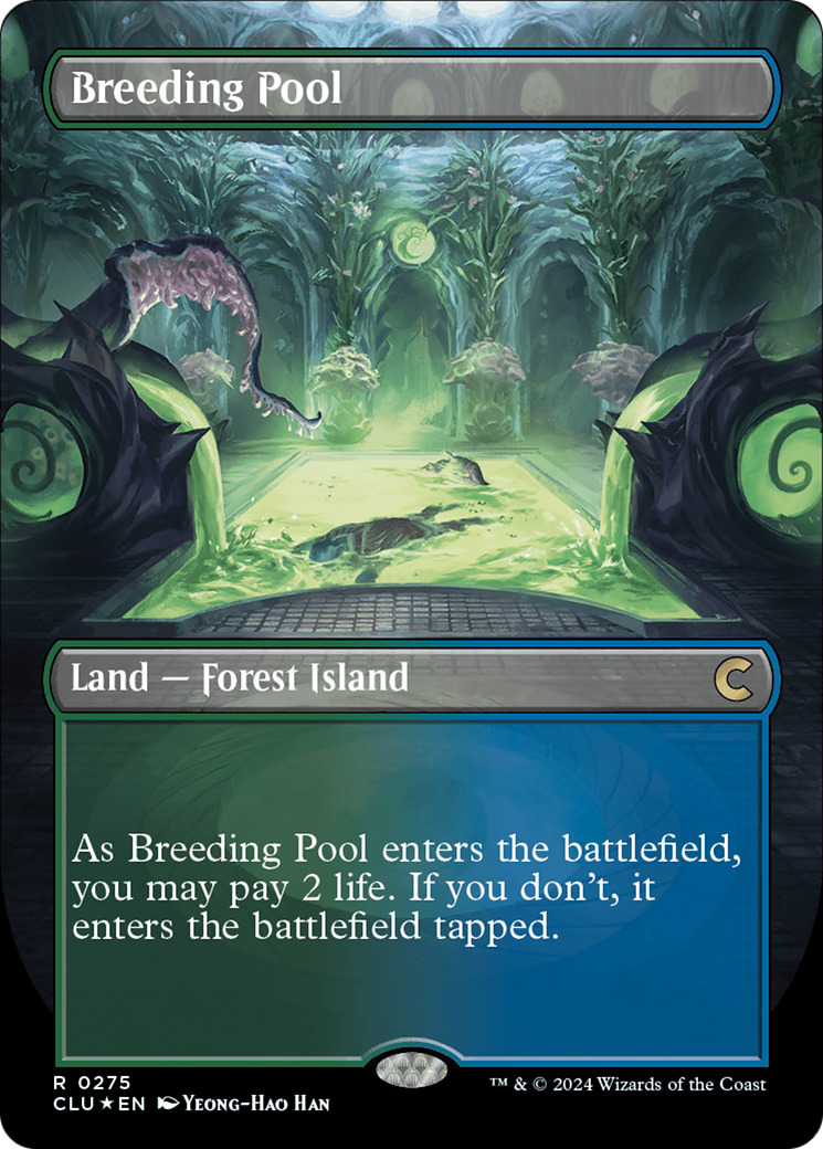 Breeding Pool (Borderless) [Ravnica: Clue Edition] | Grognard Games