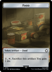 Warrior // Food (0012) Double-Sided Token [Fallout Tokens] | Grognard Games