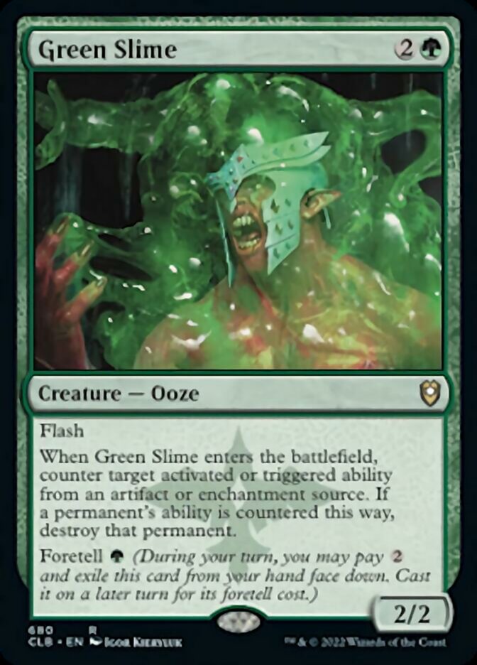 Green Slime [Commander Legends: Battle for Baldur's Gate] | Grognard Games