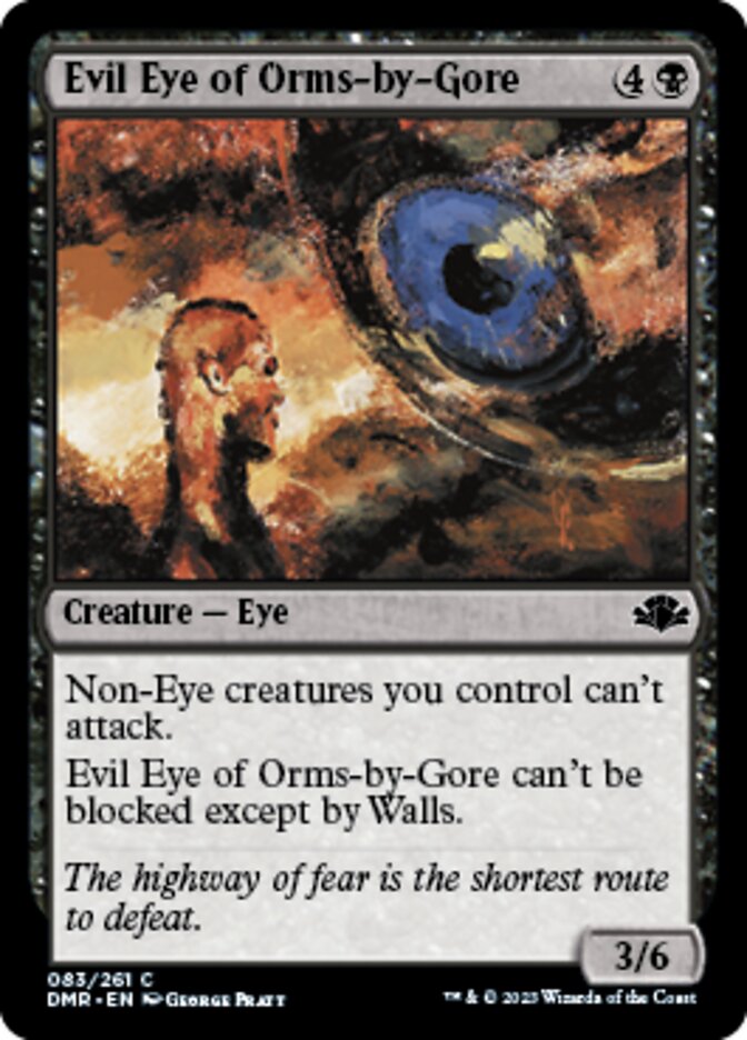 Evil Eye of Orms-by-Gore [Dominaria Remastered] | Grognard Games