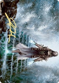 Karfell Harbinger Art Card (Gold-Stamped Signature) [Kaldheim: Art Series] | Grognard Games