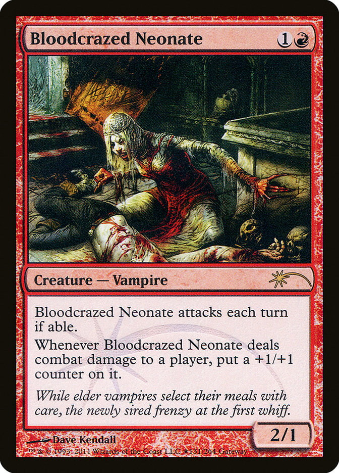 Bloodcrazed Neonate [Wizards Play Network 2011] | Grognard Games